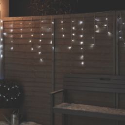 300 LED Indoor & Outdoor Ice White Icicle Christmas Lights