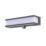 Lutec Doblo Outdoor LED Solar Wall Light With PIR Sensor Dark Grey 1800lm