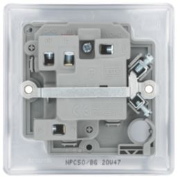 British General Nexus Metal 13A Switched Fused Spur  Polished Chrome