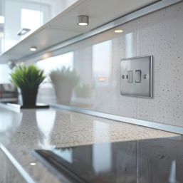 British General Nexus Metal 13A Switched Fused Spur  Polished Chrome