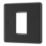 LAP  1-Module Modular Faceplate Matt Black