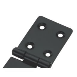Smith & Locke Hasp & Staple Black Powder-Coated 152mm