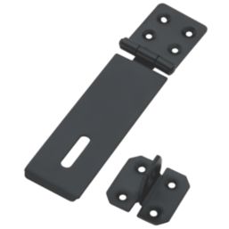 Smith & Locke Hasp & Staple Black Powder-Coated 152mm