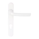 Mila ProLinea Type A Lever Door Handles Pair White