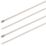Essentials Stainless Steel Cable Ties Metallic 36cm x 0.46cm 100 Pack