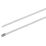 Essentials Stainless Steel Cable Ties Metallic 36cm x 0.46cm 100 Pack