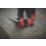 Site  PVC 16" Gauntlets Red Large