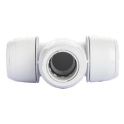 Hep2O  Plastic Push-Fit Equal Keyless Tee 22mm 10 Pack