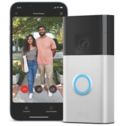 Ring  Wireless Smart Video Doorbell Satin Nickel
