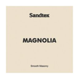 Sandtex 5Ltr Ultra Smooth Magnolia Masonry Paint