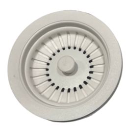 ETAL Sink Strainer Waste without Overflow White 90mm