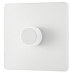 British General Evolve 1-Gang 2-Way LED Dimmer Switch  Pearlescent White with White Inserts