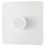 British General Evolve 1-Gang 2-Way LED Dimmer Switch  Pearlescent White with White Inserts