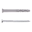 Easyfix  Nylon & Steel Countersunk Head Hammer Fixings 10mm x 140mm 10 Pack