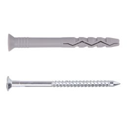 Easyfix  Nylon & Steel Countersunk Head Hammer Fixings 10mm x 140mm 10 Pack