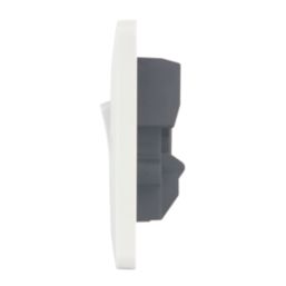Hager Sollysta WMSSU83FO  13A Switched Fused Spur & Flex Outlet  White