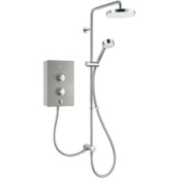 Mira Decor Dual Warm Silver 10.8kW  Manual Electric Shower