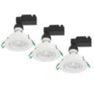 Sylvania Sylspot Platinum Kit Fixed  LED Cool White Downlights White 2W 360lm 3 Pack