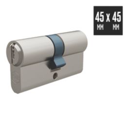 Smith & Locke  6-Pin Cylinder Lock 45-45 (90mm) Satin Nickel