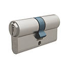 Smith & Locke 5-Pin Cylinder Lock 45-45 (90mm) Satin Nickel