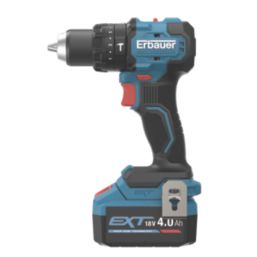 Erbauer ERI1092COM 18V 1 x 4.0Ah Li-Ion EXT Brushless Cordless Combi Drill