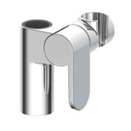 Swirl  Riser Rail with Press Slider Chrome 684mm