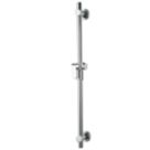 Swirl  Riser Rail with Press Slider Chrome 684mm