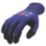 MCR Safety Graphene Fibre CT1071PU Cut-Resistant Gloves Blue/Black Large