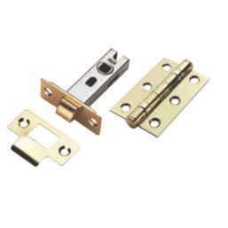 Smith & Locke Fire Rated Latch Pack Brass