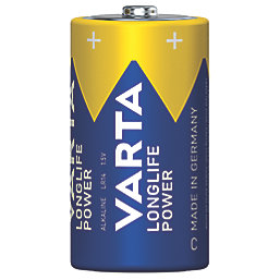 Varta Longlife Power C Alkaline High Energy Batteries 6 Pack