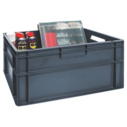 Barton 52Ltr 400mm x 600mm x 270mm Grey Euro Container