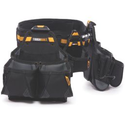 Toughbuilt ClipTech 4-Piece Contractor Tool Belt Set 32-48" Black