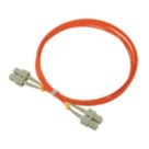 Labgear Duplex Multi Mode Orange SC- SC OM1 LSZH Fibre Optic Cable 3m