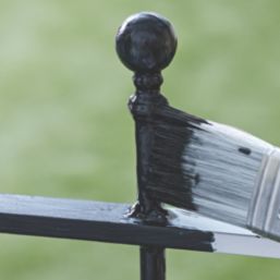 Fortress Trade 2.5Ltr Black Satin Emulsion Multi Surface Paint