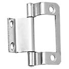 Zinc-Plated  Double Cranked Hinges 51mm x 35mm 2 Pack