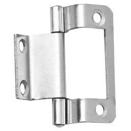 Zinc-Plated  Double Cranked Hinges 51mm x 35mm 2 Pack