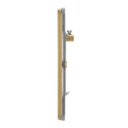 Contactum Lyric 1-Module Modular Faceplate Brushed Brass