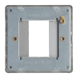Contactum Lyric 1-Module Modular Faceplate Brushed Brass