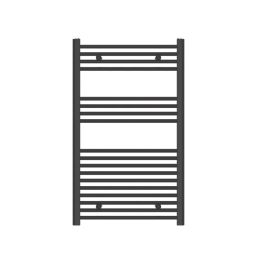 Flomasta 1000mm x 600mm 1760BTU Black Flat  Towel Radiator