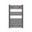 Flomasta 1000mm x 600mm 1760BTU Black Flat  Towel Radiator