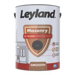 Leyland Retail 5Ltr Smooth Black Masonry Paint