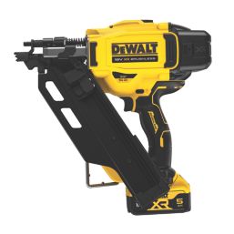 DEWALT DCN930 90mm 18V 2 x 5Ah Li-Ion XR Brushless First Fix Cordless Nail Gun