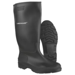 Dunlop Pricemastor  Size 8  Black Non Safety Wellies