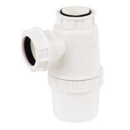 FloPlast  Standard Bottle Trap White 32mm