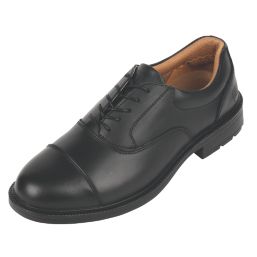 City Knights Oxford Size 9  Black  Steel Toe Cap  Safety Shoes