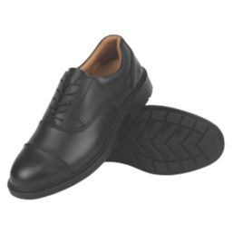 City Knights Oxford Size 9  Black  Steel Toe Cap  Safety Shoes
