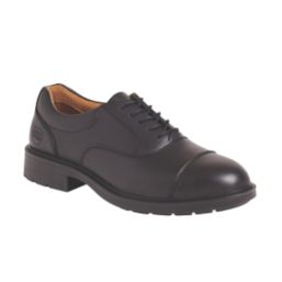 City Knights Oxford Size 9  Black  Steel Toe Cap  Safety Shoes