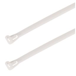 Essentials Non Fire Rated Easy Release Cable Ties Natural 37cm x 0.75cm 100 Pack