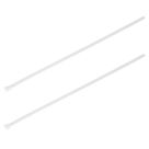 Essentials Non Fire Rated Easy Release Cable Ties Natural 37cm x 0.75cm 100 Pack