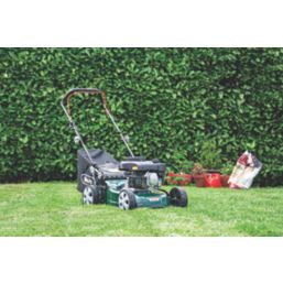 Qualcast 46cm deals petrol lawnmower